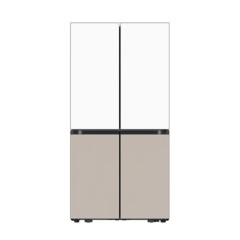 [삼성] Bespoke AI 하이브리드 4도어 901L 새틴화이트+새틴베이지