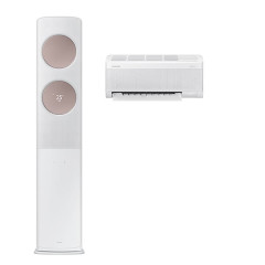 [삼성] 에어컨 무풍클래식 AF9500일반 화이트 스탠드+벽걸이 19평+6평