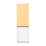 [하이얼] 2도어 글램글라스 상냉장 하냉동 콤비냉장고 244L 윔바닐라 화이트