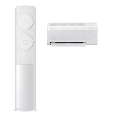 [삼성] 비스포크 AI 2in1 에어컨 17평형+6평형 메탈 화이트