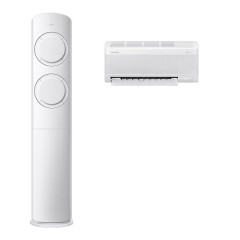 [삼성] AI Q9000 2in1 에어컨 19평형+6평형 화이트