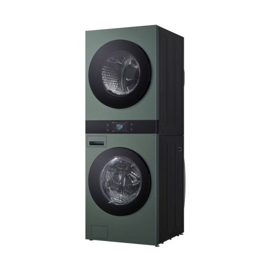 [LG] 트롬 AI 오브제컬렉션 워시타워 세탁기 25kg+건조기 25kg 네이처 그린/네이처 베이지