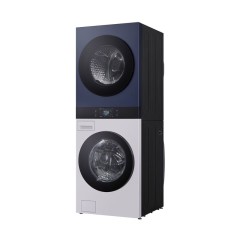 [LG] 트롬 AI 오브제컬렉션 워시타워 세탁기 25kg+건조기 25kg 네이처 크림 그레이/네이처 네이비