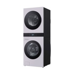 [LG] 트롬 AI 오브제컬렉션 워시타워 세탁기 25kg+건조기 25kg 네이처 크림 그레이/네이처 크림 그레이