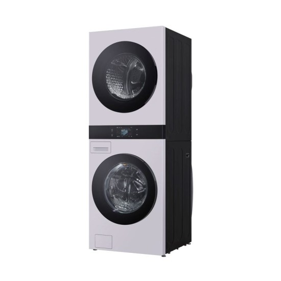[LG] 트롬 AI 오브제컬렉션 워시타워 세탁기 25kg+건조기 25kg 네이처 크림 그레이/네이처 크림 그레이
