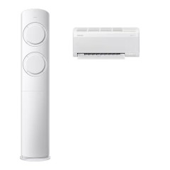 [삼성] AI Q9000 2in1 에어컨 17평형+6평형 화이트