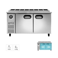 [스타리온] 직냉식 1/4밧드 김밥토핑 냉장고 381L 올스텐