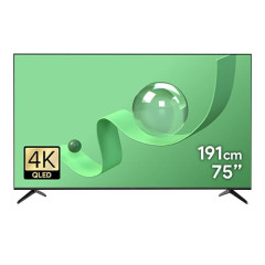 [더함] 스마트 구글 5.0 OS 안드로이드 14 QLED TV 75인치