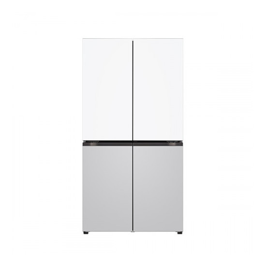 [LG] 디오스 오브제컬렉션 매직스페이스 냉장고 870L 크림화이트/크림그레이