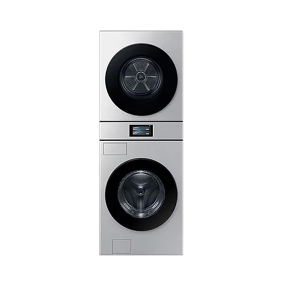 [삼성] 비스포크 AI 원바디 세탁기 21kg + 건조기 20kg (실버스틸)