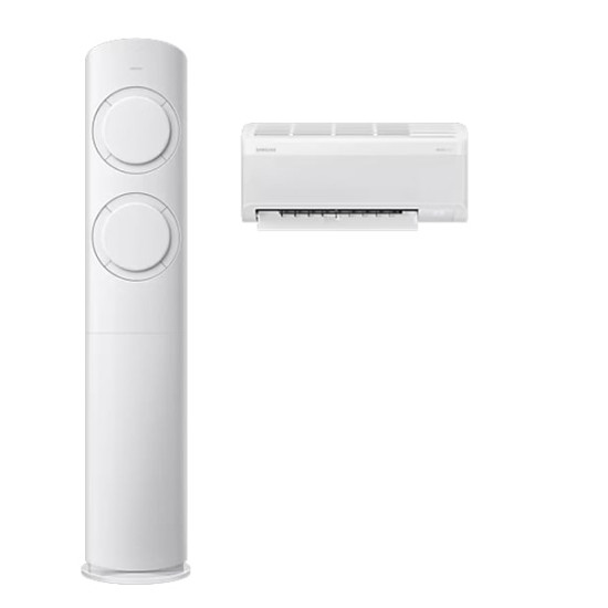 [삼성] AI Q9000 청정 2in1 에어컨 19평형+6평형 (화이트)