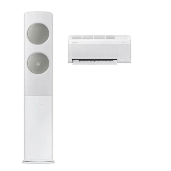 [삼성] 에어컨 무풍클래식 AF9500 일반 화이트 스탠드+벽걸이 17평+6평