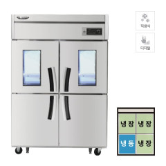 [라셀르] 직냉식 유리도어 냉장고 1100L급 올스텐