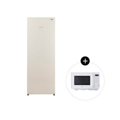 [풀무원] 김치냉장고 1도어 148L 린넨베이지 + 스팀 플랫 전자레인지 23L 화이트