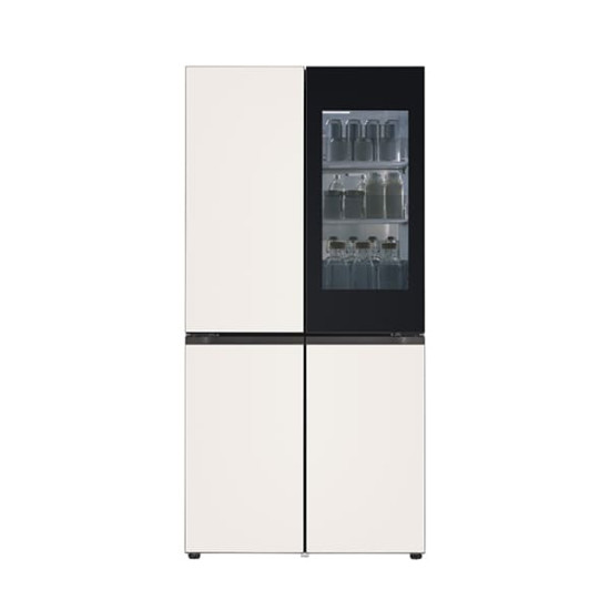 [LG] 디오스 오브제컬렉션 STEM 노크온 베이직 냉장고 601L 오브제컬렉션 베이지/베이지