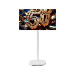 [더함]CHIQ 구글 5.0 OS 안드로이드 14 QLED 32인치 화이트 +이동형스탠드