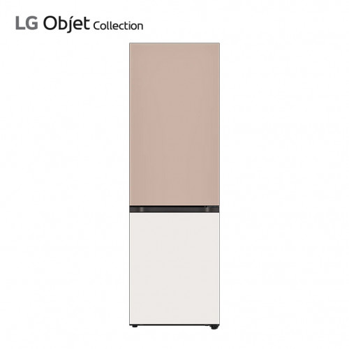 [LG] 오브제컬렉션 모던엣지 냉장고 344L 클레이브라운/베이지