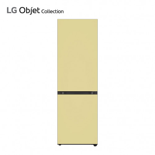 [LG] 오브제컬렉션 모던엣지 냉장고 344L 크림레몬