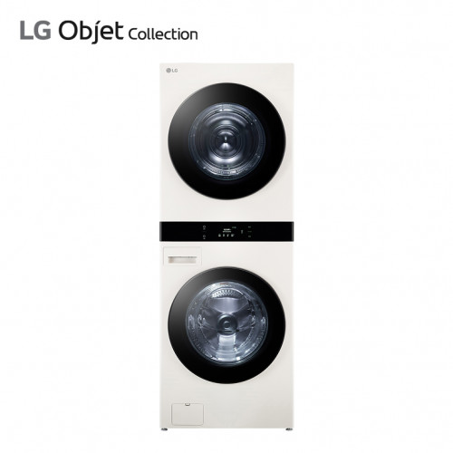[LG] 트롬 오브제컬렉션 워시타워 세탁기 25kg + 건조기 21kg 네이처베이지