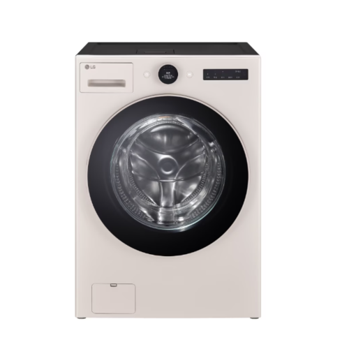 [LG] 트롬 오브제컬렉션 워시콤보 세탁기 25kg / 건조기 15kg 네이처베이지