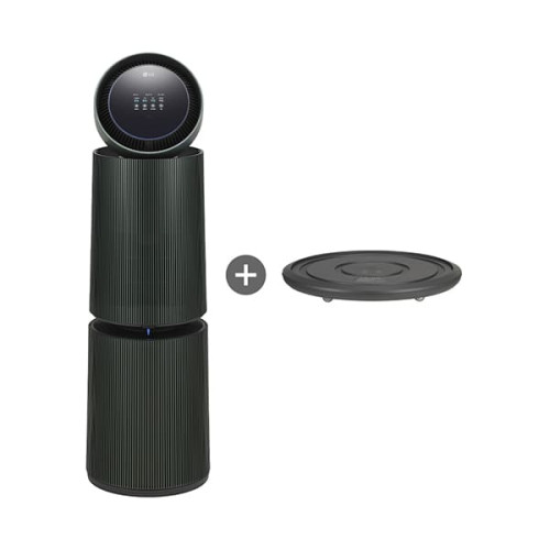 [LG] 퓨리케어 AI 오브제컬렉션 360도 M7 공기청정기 34평형 네이처그린 + 무빙휠