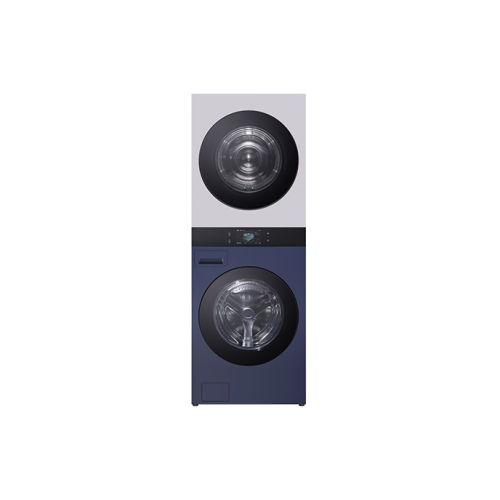 [LG] 트롬 AI 오브제컬렉션 워시타워 세탁기 25kg + 건조기 25kg 네이처네이비/네이처크림그레이
