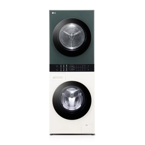 [LG] 트롬 오브제컬렉션 워시타워 컴팩트 세탁기 13KG + 건조기 10KG 네이처베이지/그린
