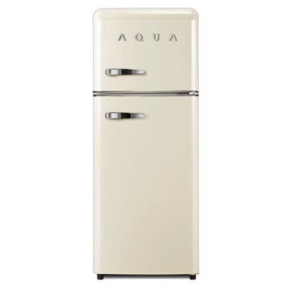 AQUA 레트로 2도어 냉장고 115L 아이보리 냉장고렌탈