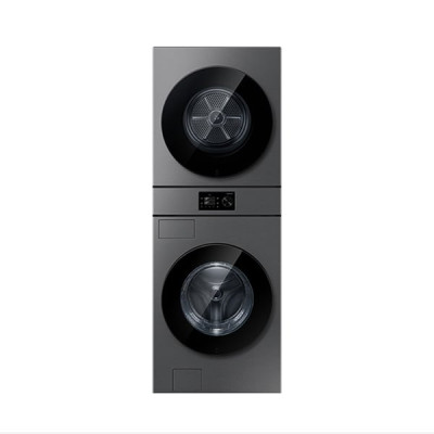 비스포크 AI 원바디 세탁기 24kg + 건조기 20kg (다크스틸) 세탁기+건조기렌탈